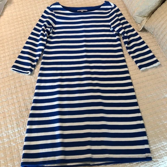gap blue and white striped dress Comfort Stretch Non-Iron Check Dress Shirt With Contrast Trim